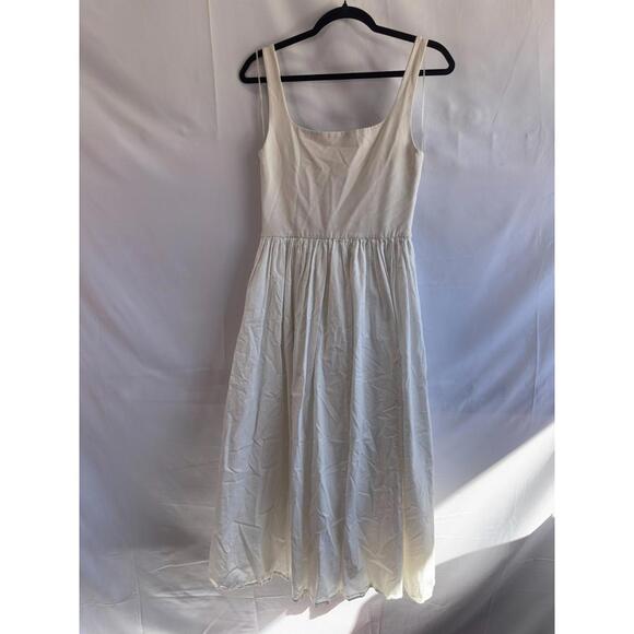 Rue Sophie Off-White Eli Dress Size M with stains - Picture 5 of 13